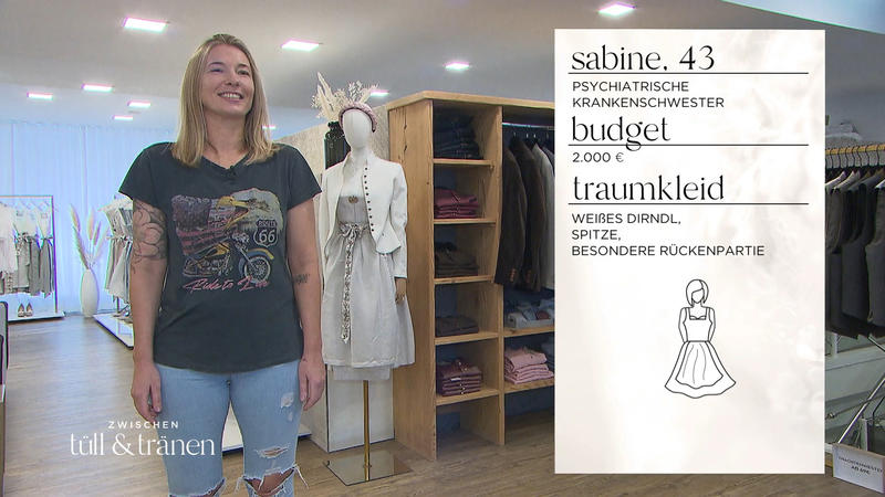 Im Allgäu sucht Sabine ein bezauberndes Dirndl