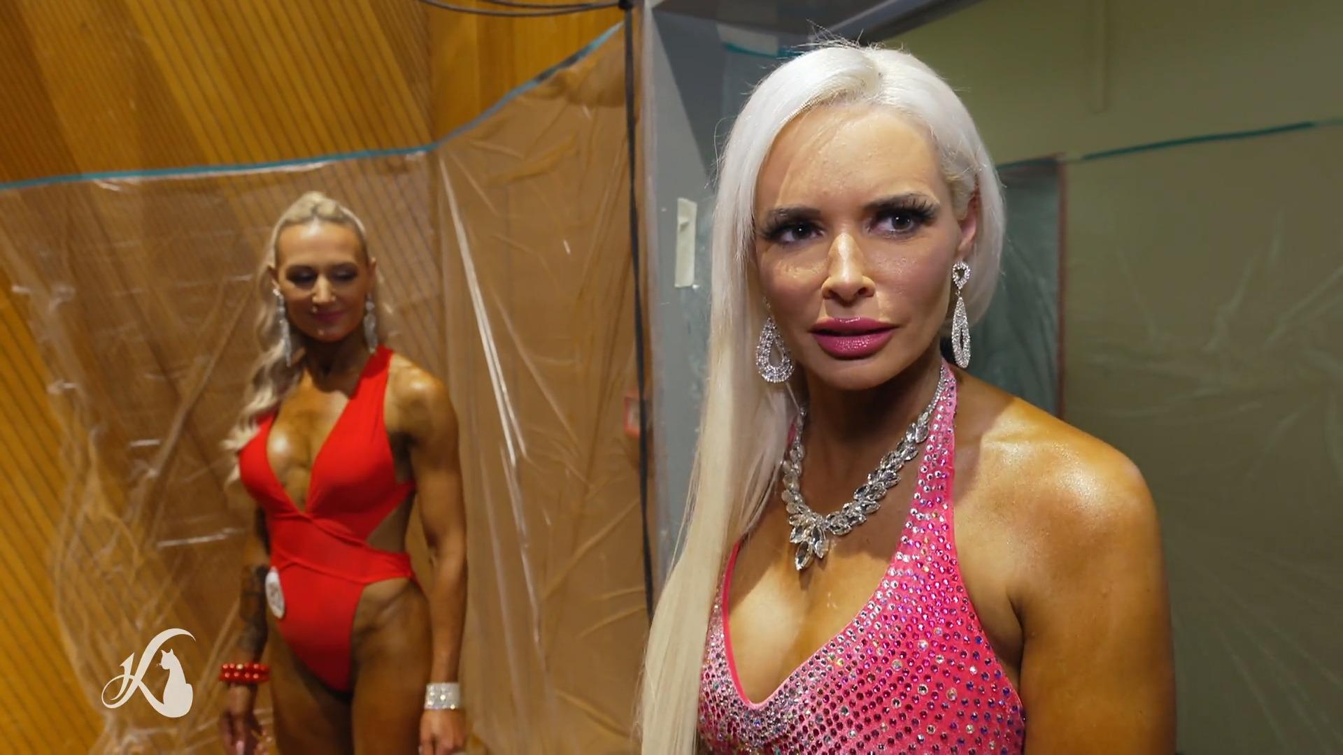 Daniela Katzenberger kurz vor ihrem Auftritt