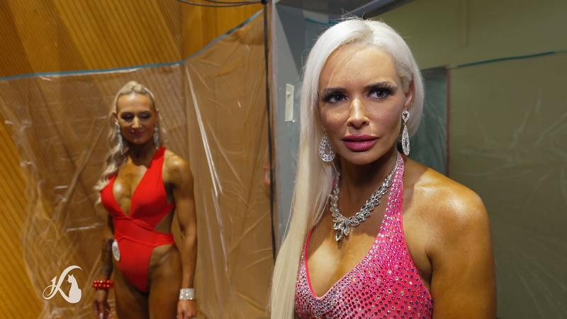 Daniela Katzenberger kurz vor ihrem Auftritt