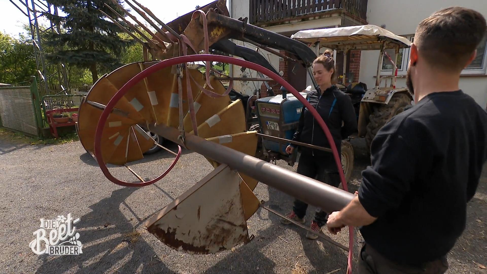 Eine Wendeltreppe für den Garten