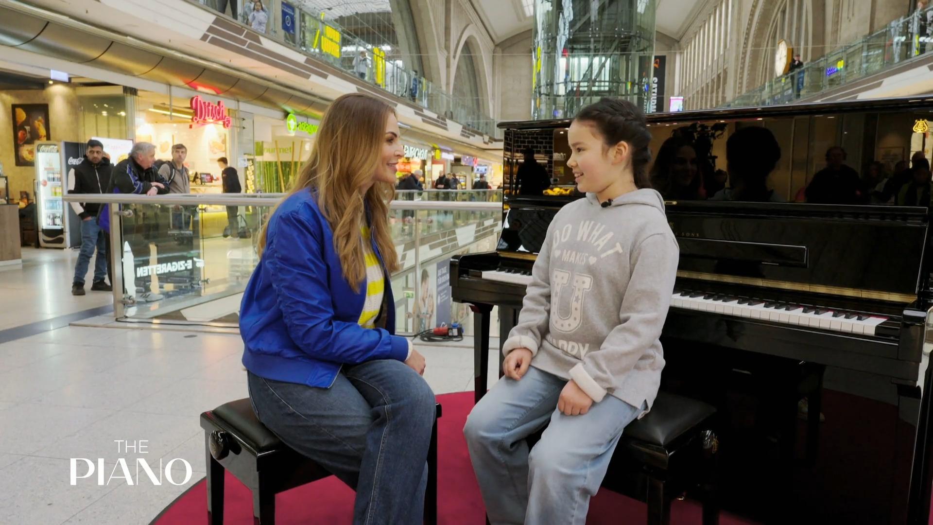 Luise hat mit drei Jahren angefangen Klavier zu spielen