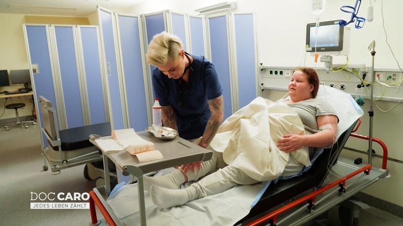 Patientin Nadine in besorgniserregendem Zustand