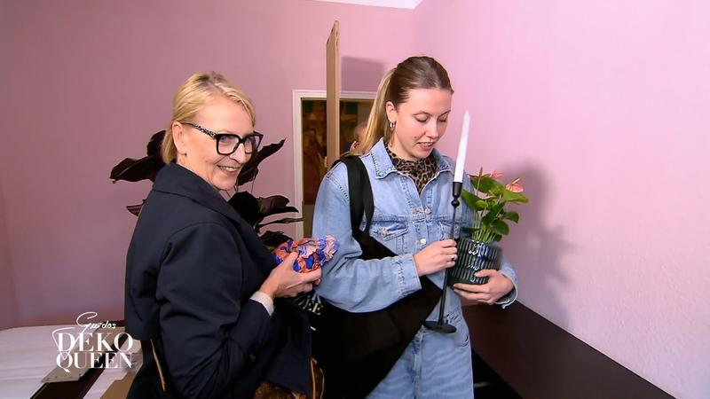 Lena hat das Gästezimmer in eine rosa Oase verwandelt