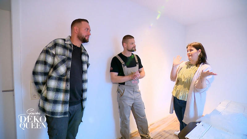 Frauke lässt sich noch ein Bild malen