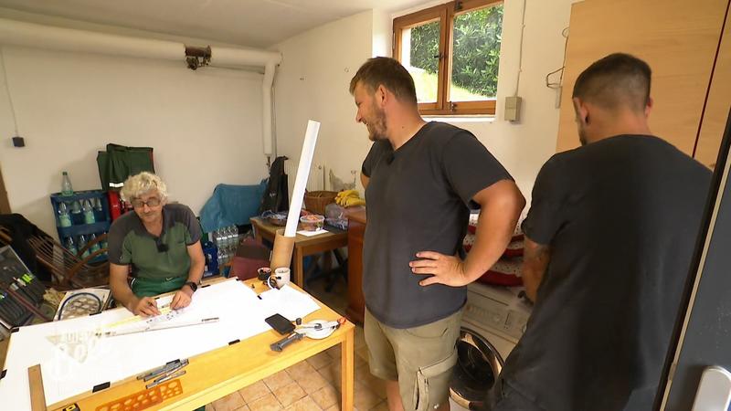 Der Gartrenumbau wird geplant
