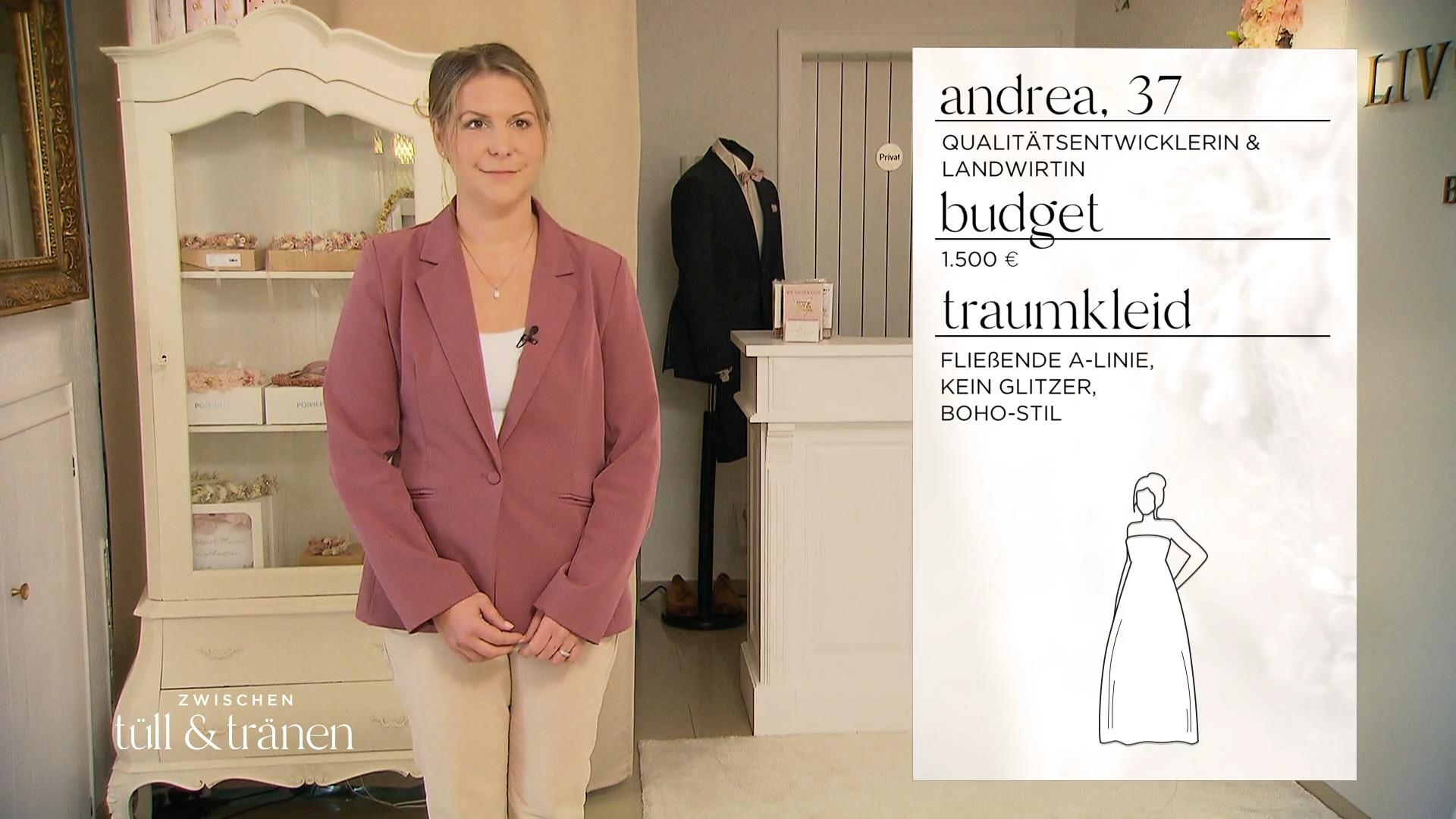 Welches Kleid passt zu Landwirtin Andrea?