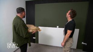 Wie findest Serdar die olivgrüne Wand?