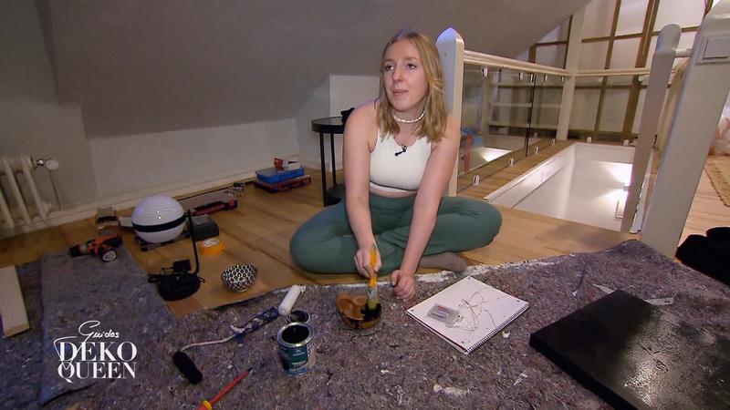 Lara demonstriert ihre Kreativität