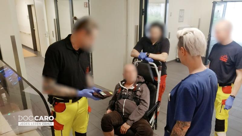 Ein alkoholisierter Mann in der Notaufnahme