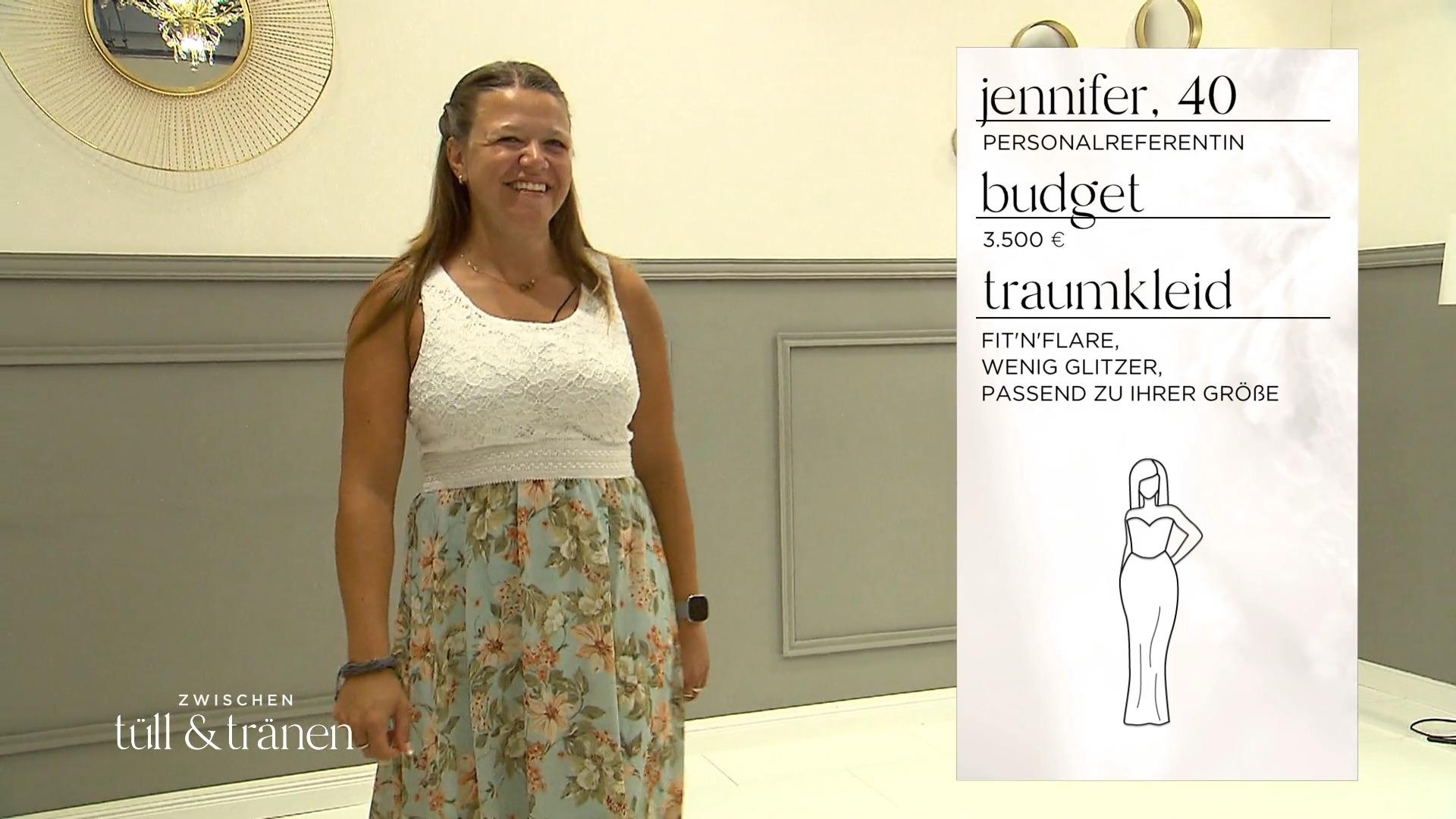 Braut Jennifer ist nur 1,53 Meter klein