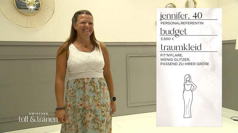 Braut Jennifer ist nur 1,53 Meter klein