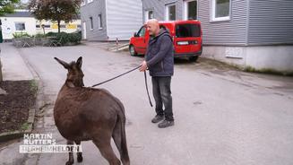 Detlef Steves als Eselflüsterer