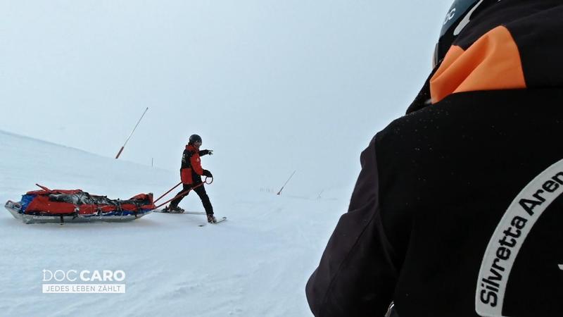 Die Luftretter kämpfen gegen das Wetter