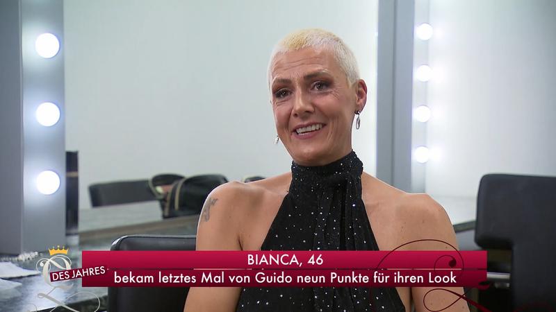 Biancas Glitzerlook überzeugt die Konkurrenz