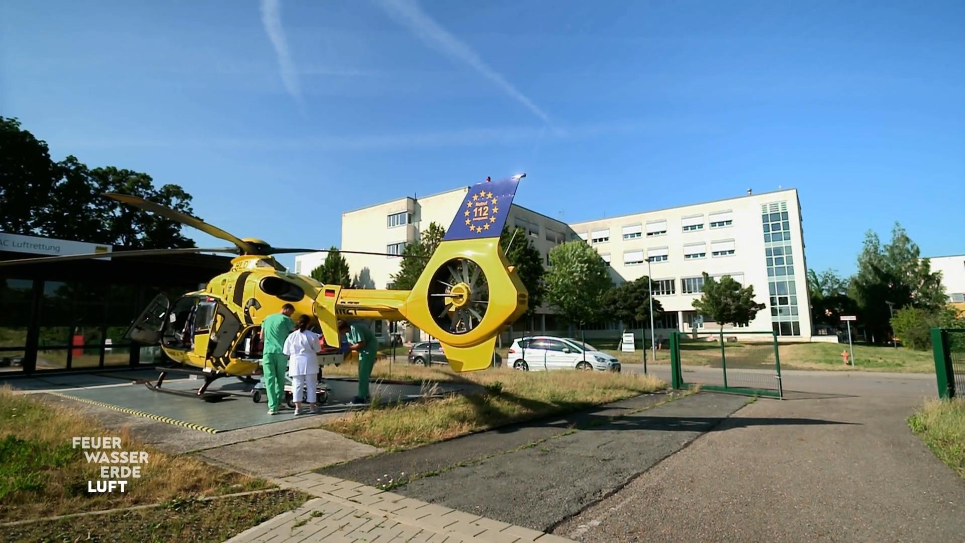 Per Hubschrauber ins Krankenhaus