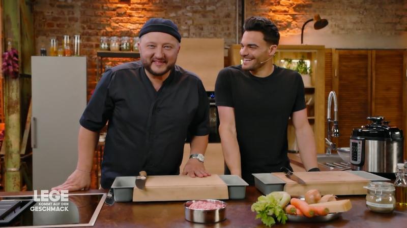 Stefano Zarrella und Lege kochen zusammen