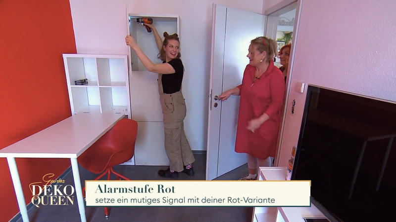 Ihr Arbeitszimmer ist jetzt Chili-Rot!