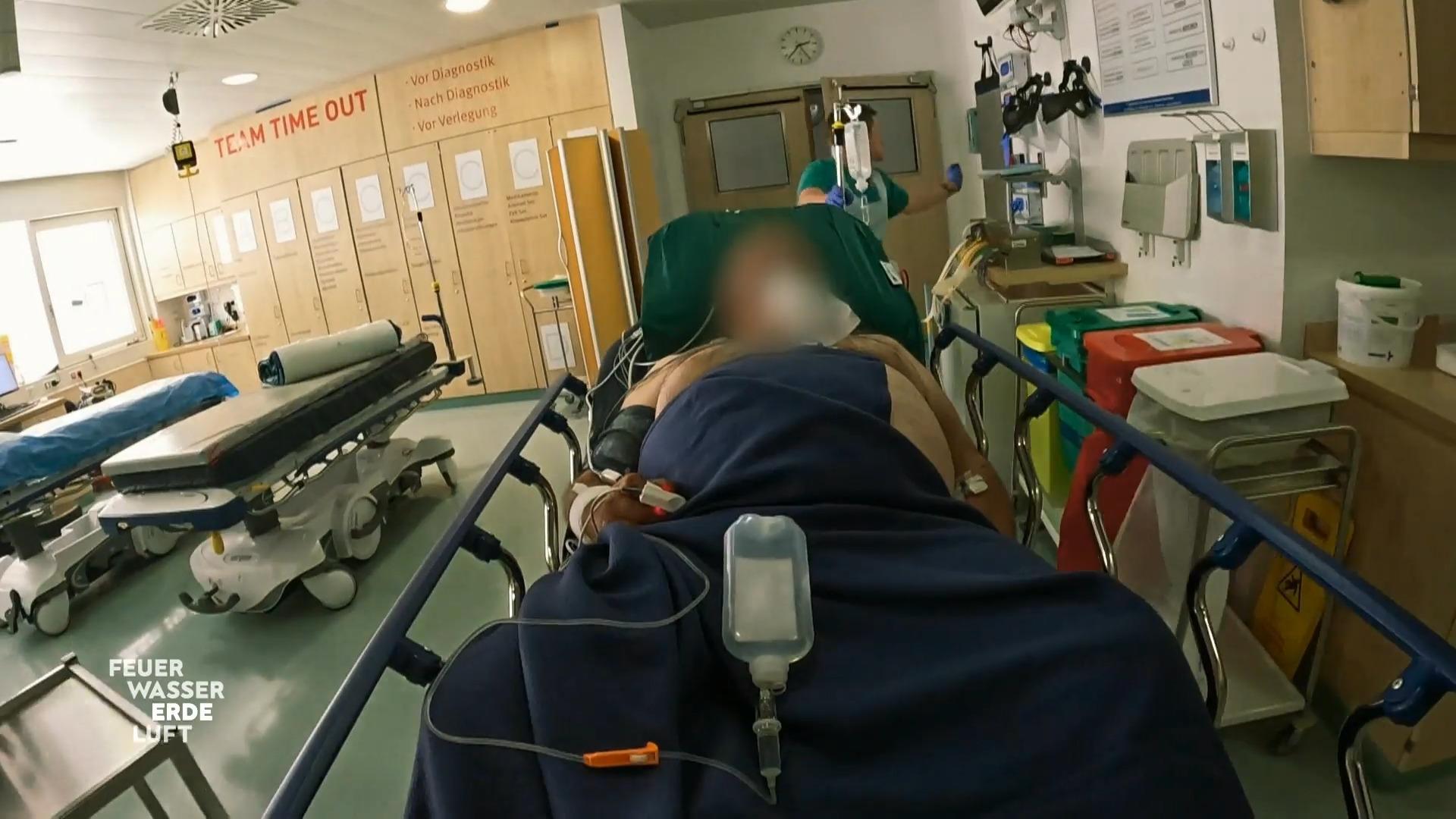 Patient zeigt aggressive Reaktion