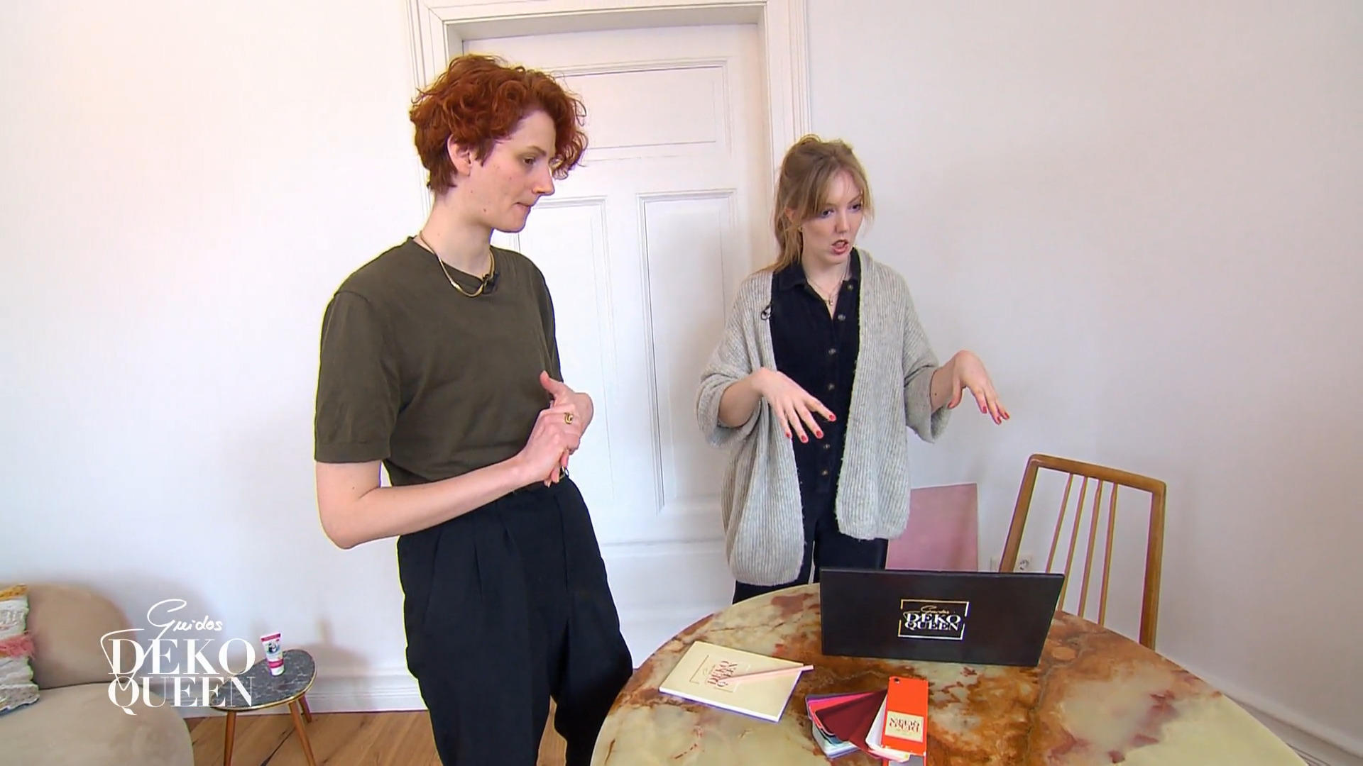 Planung und Online-Shopping zum Anfang
