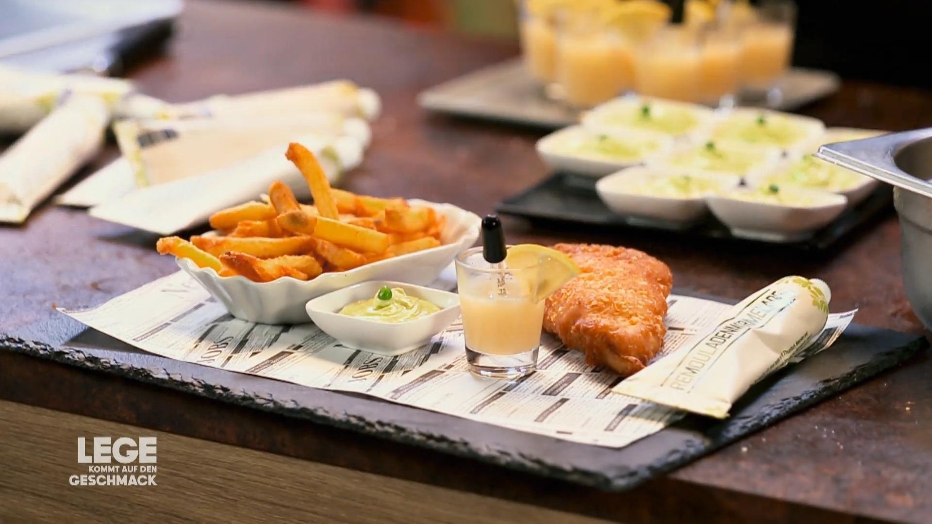 Sebastian Leges finale Fish & Chips-Kombination
