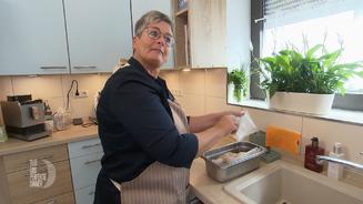 Steffi serviert Selbstgeangeltes