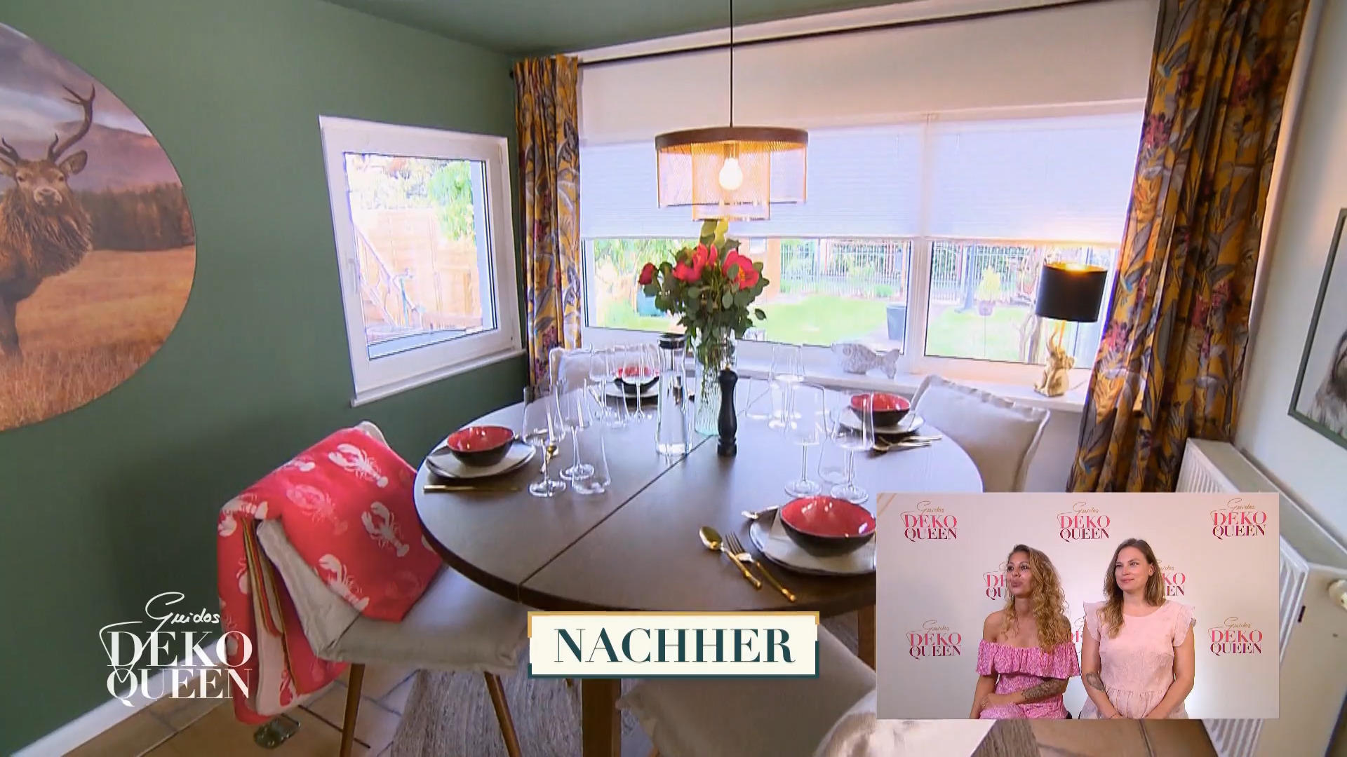 Ein Esszimmer mit tierischen Momenten