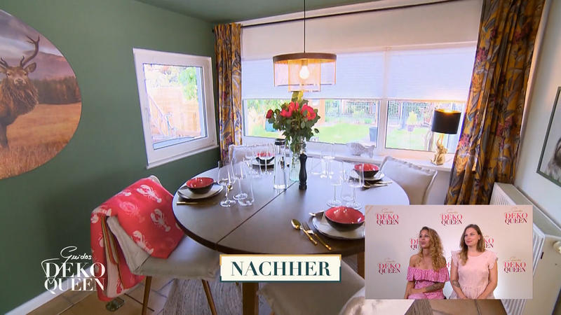 Ein Esszimmer mit tierischen Momenten