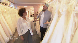 Bei Anja entscheidet das Brautkleid