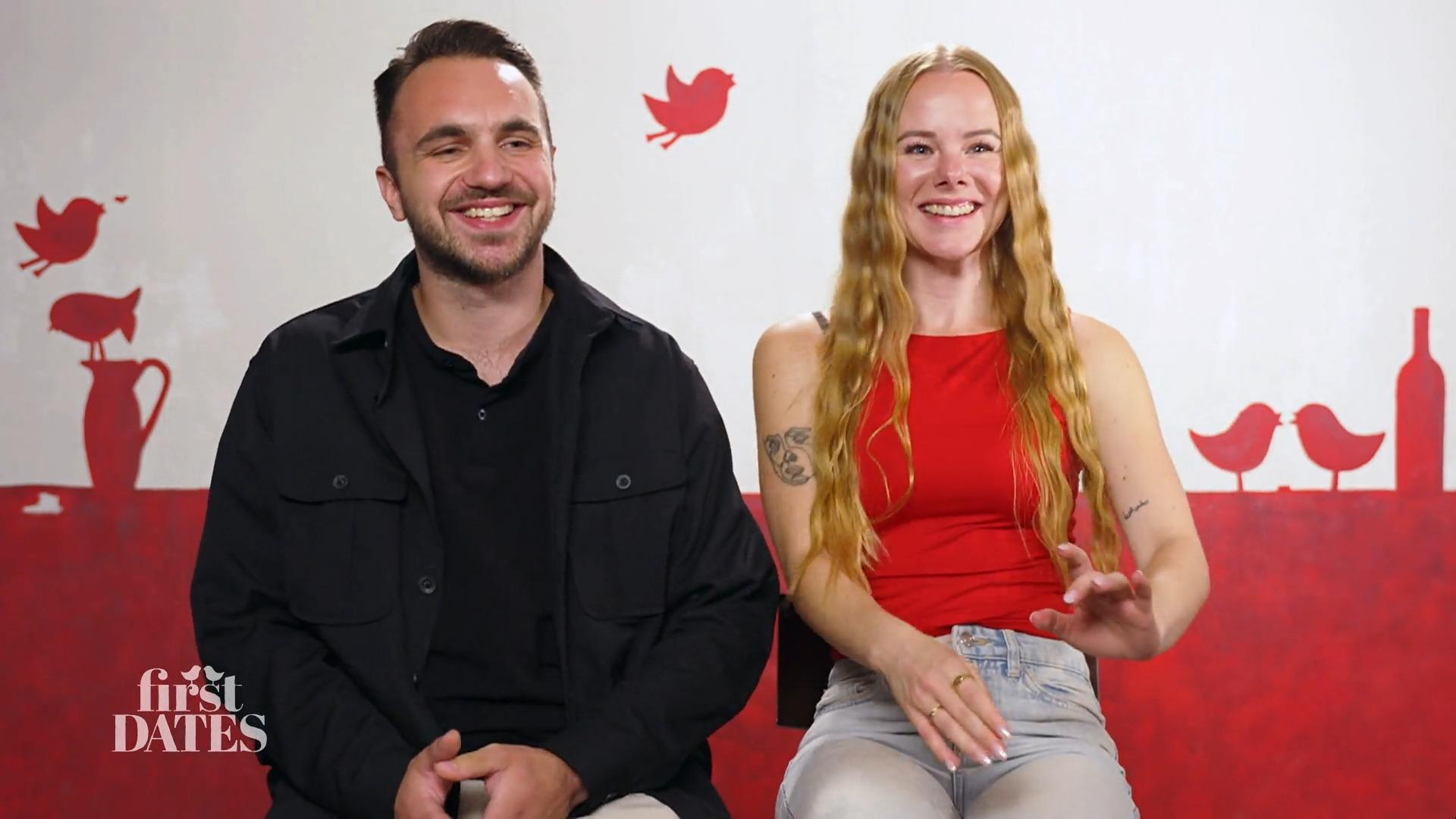 Andreas sucht den Blickkontakt mit Lisa