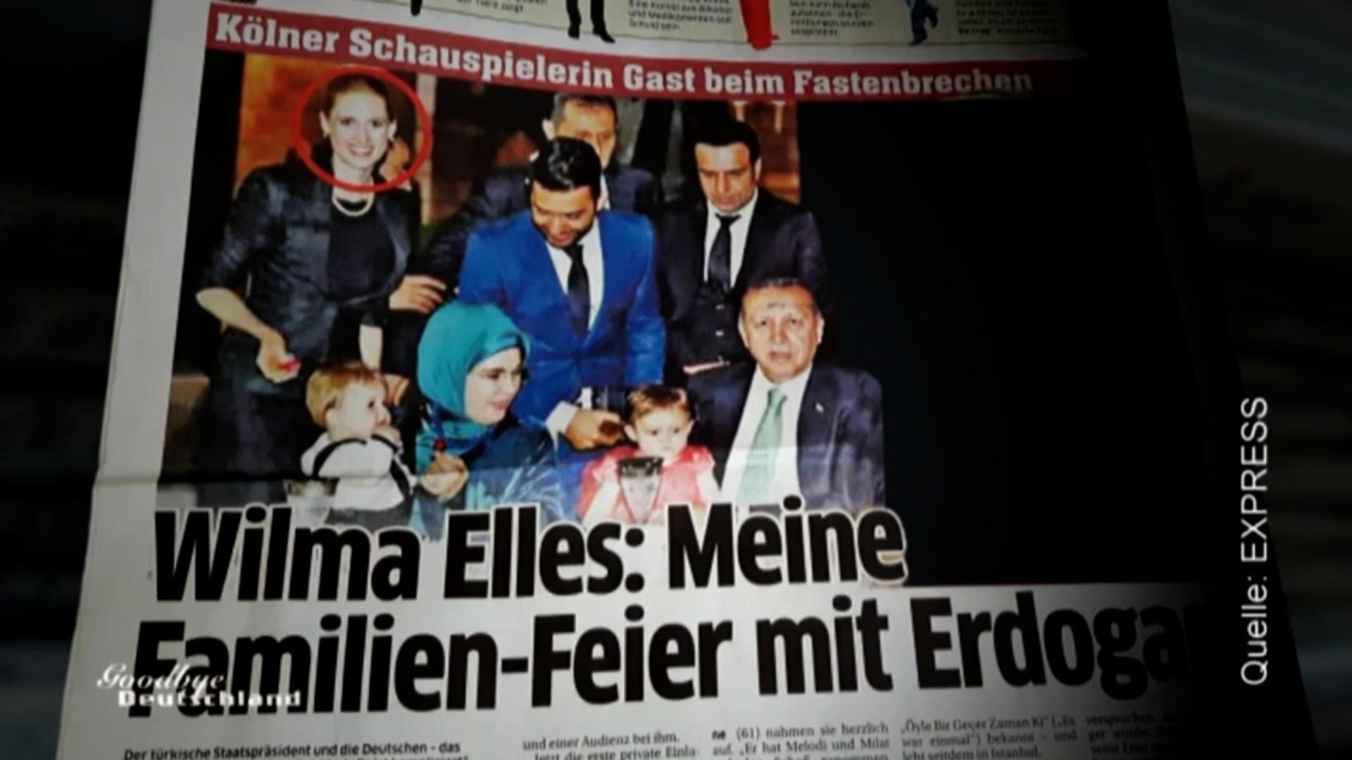 Wilma Elles beim Fastenbrechen
