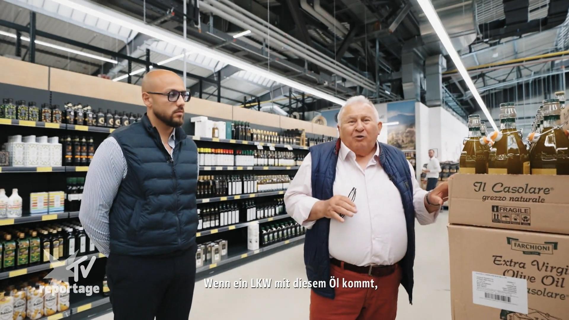 Chefbesuch im Andronaco Supermarkt