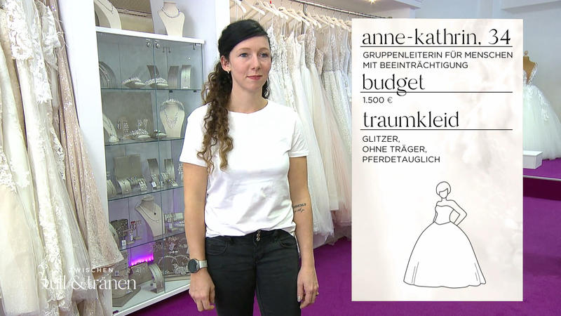Sie möchte ein Prinzessinnenkleid haben