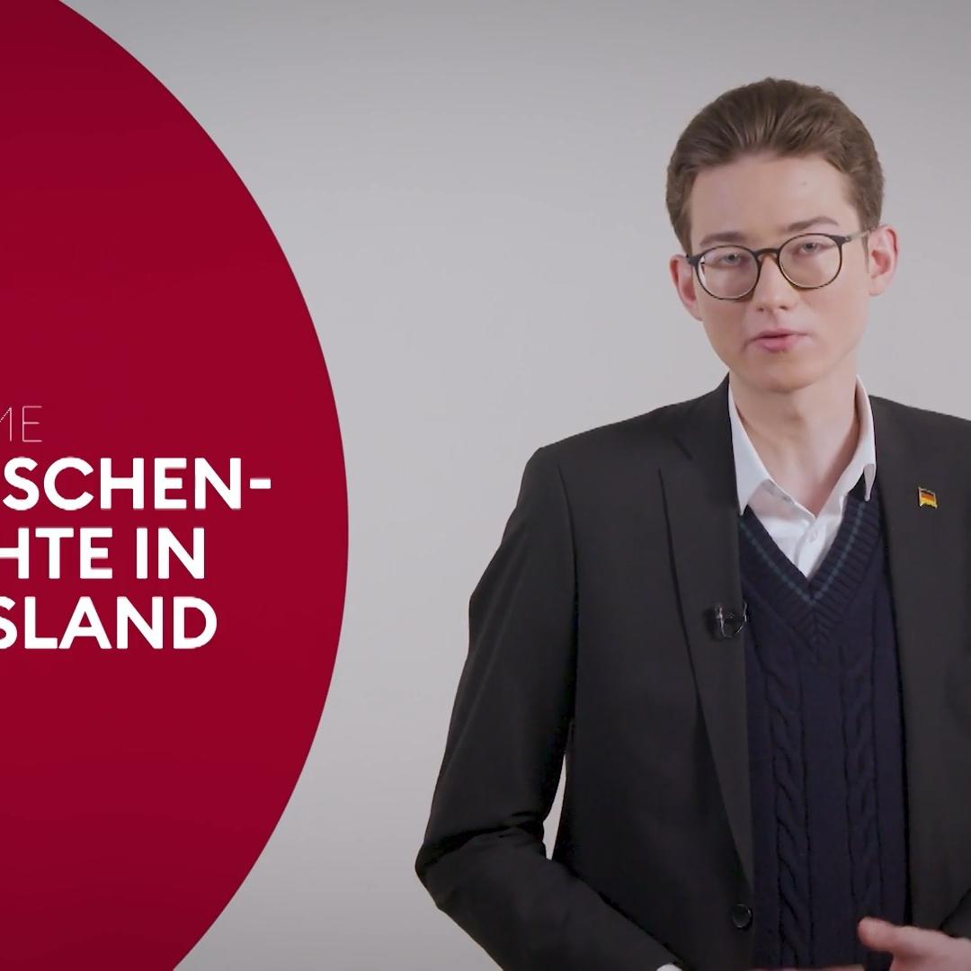 Kevin Lick spricht über Menschenrechte in Russland