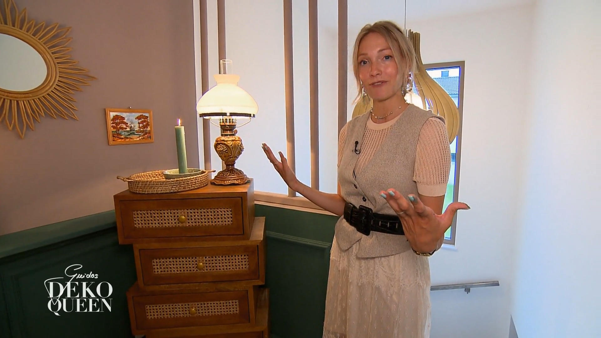 Janine hatte Mut zur Farbe
