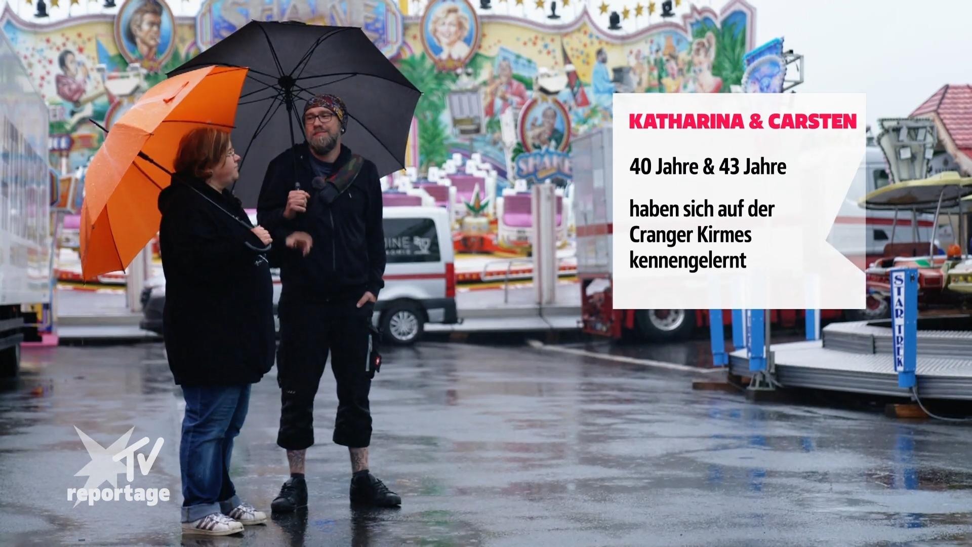 Kirmes-Hochzeit in 50 Metern Höhe