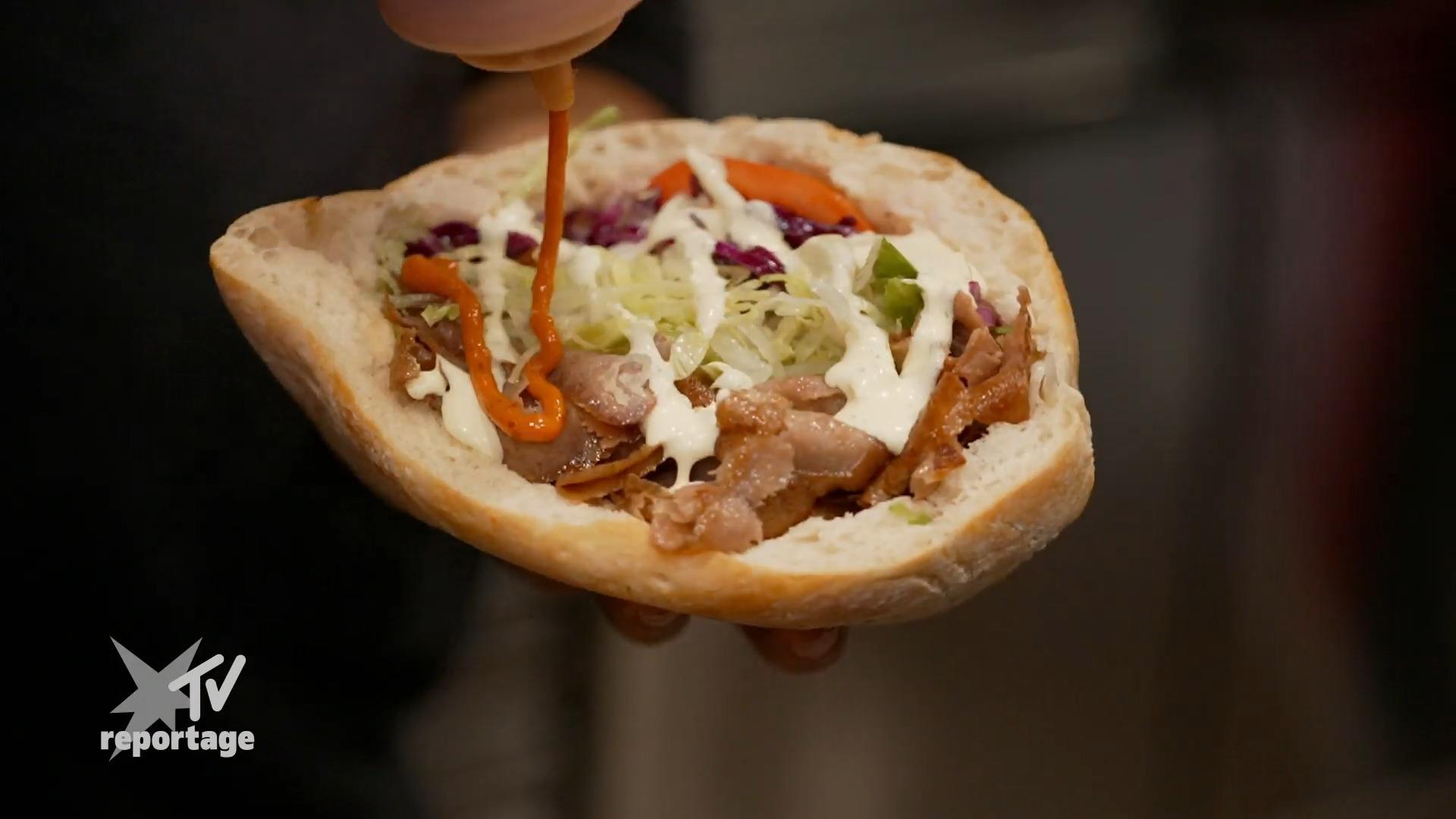 So wird der Döner in Stuttgart serviert