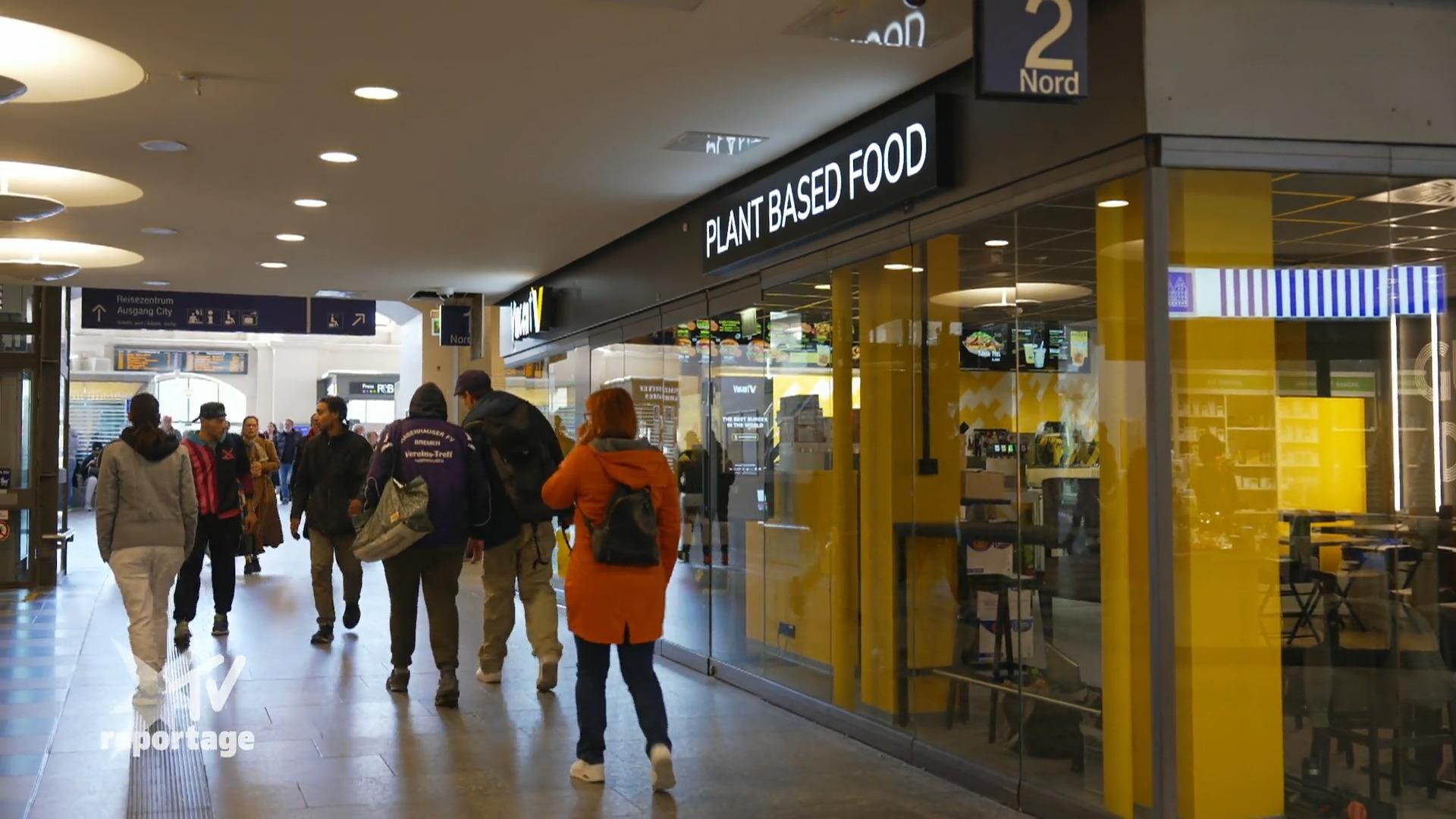 "Vincent Vegan" setzt auf den Bremer Hauptbahnhof