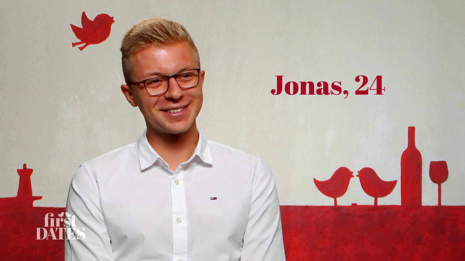 Jonas macht gerne schlechte Witze