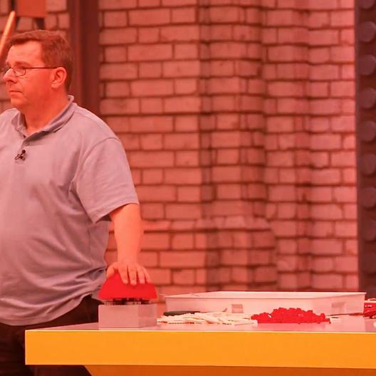 Bei LEGO Masters reicht es nicht, kleine Kunstwerke zu basteln.