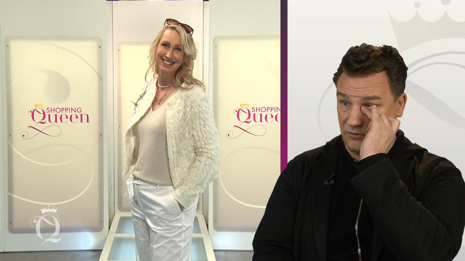 Monika im Sommer-Look zum Klassentreffen