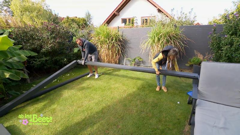 Wird die Pergola heute endlich fertig?