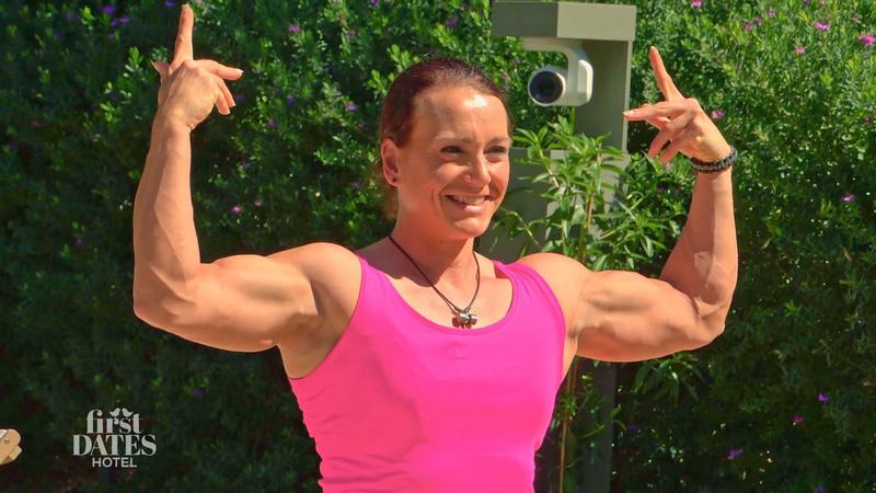 Bodybuilderin Diana beeindruckt Roland Trettl