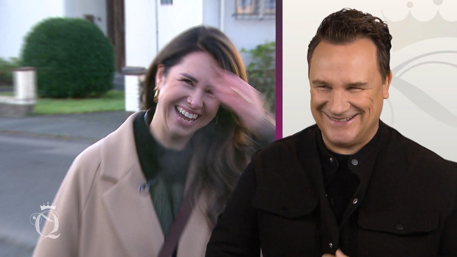 Mit Eileen kann Guido sehr gut lachen