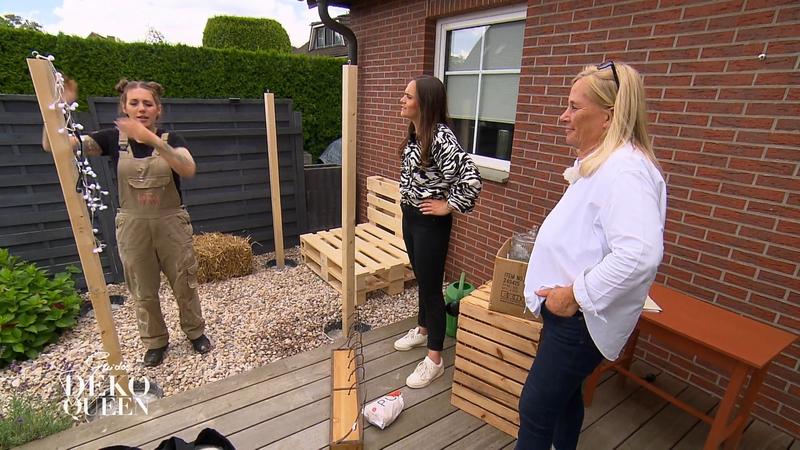 Deko-Girl Cini hat Gas gegeben