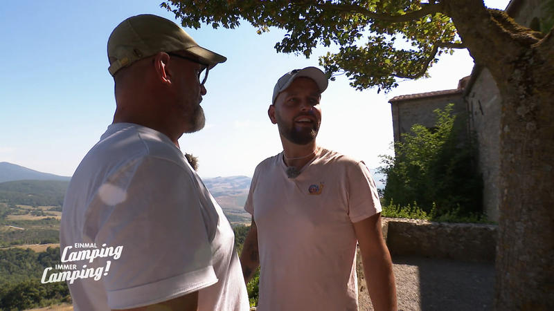 Dennis und Frank sind überwältigt von der Toskana