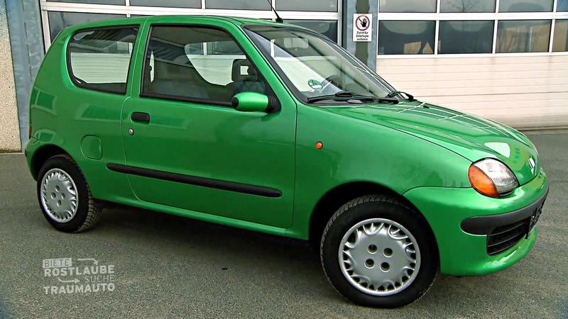 Panagiota kann den Fiat Seicento verkaufen