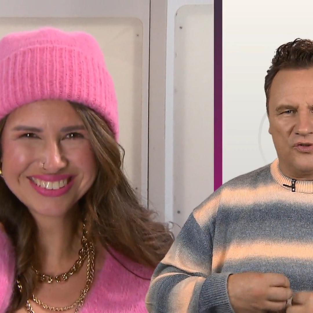 Eileen zeigt sich gewagt als Pinker Leopard