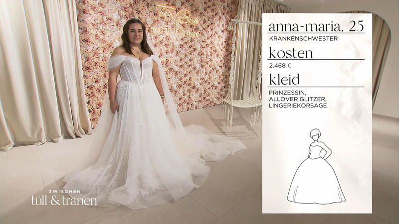 Anna-Maria hat ihr Traumkleid gefunden