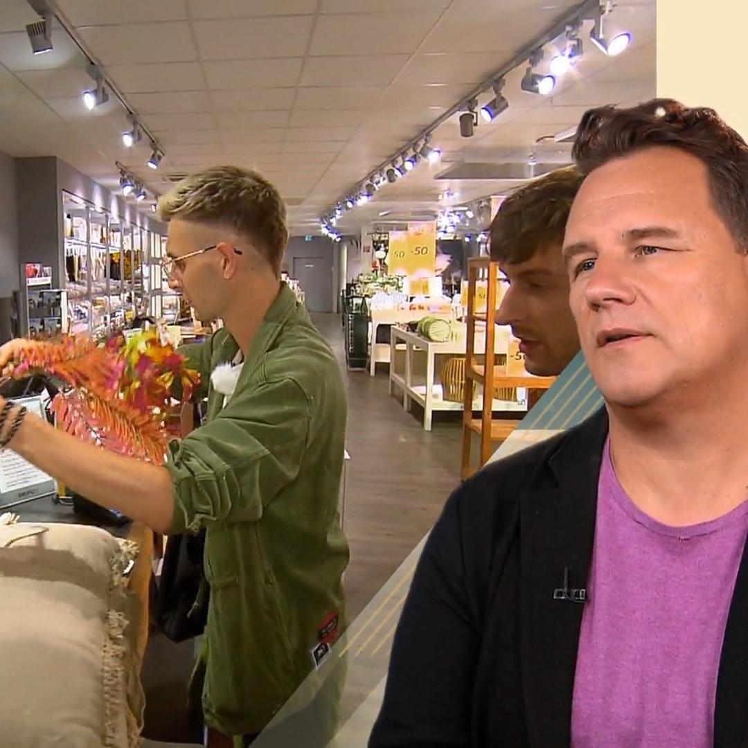 Chris hat einfach viel zu viel eingepackt