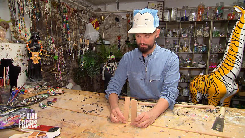 Mit viel Holz möchte Rolf Simones Geschmack treffen